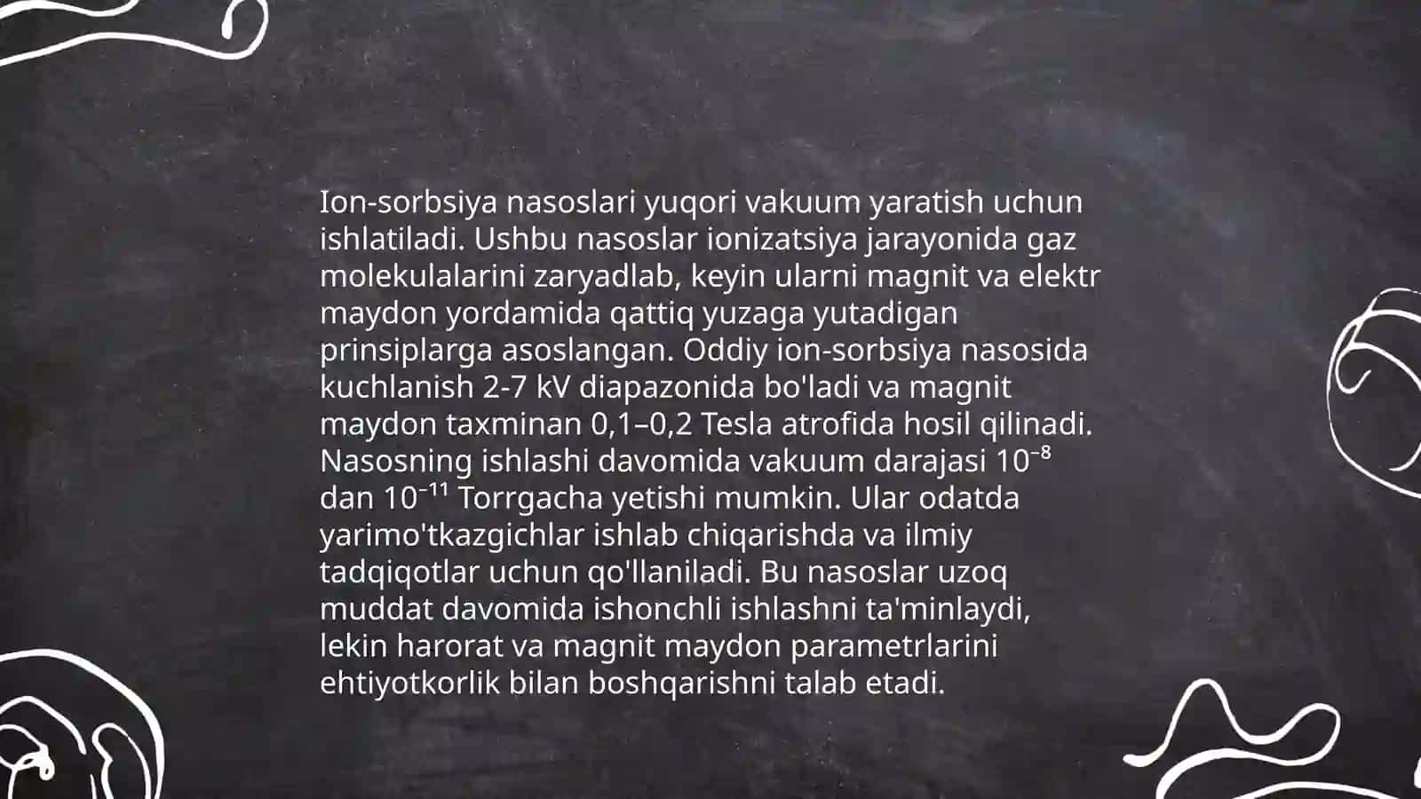 Magnitorazryadli nasoslar va ion-sortbsion nasoslar 4