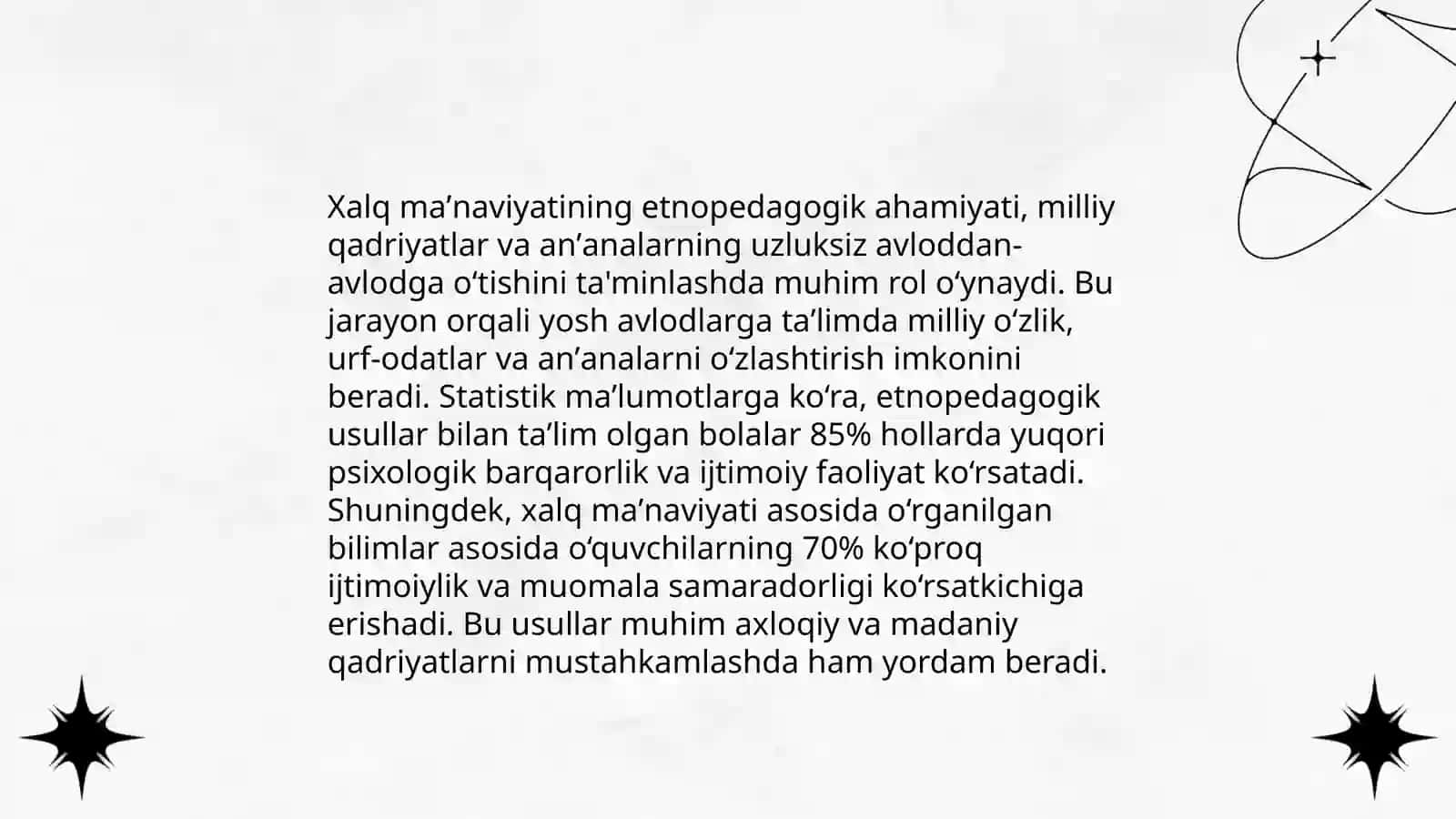 Xalq xayotidagi hodisalarga etnopedagogik yondoshuv 23/1 -guruh talabalari 4