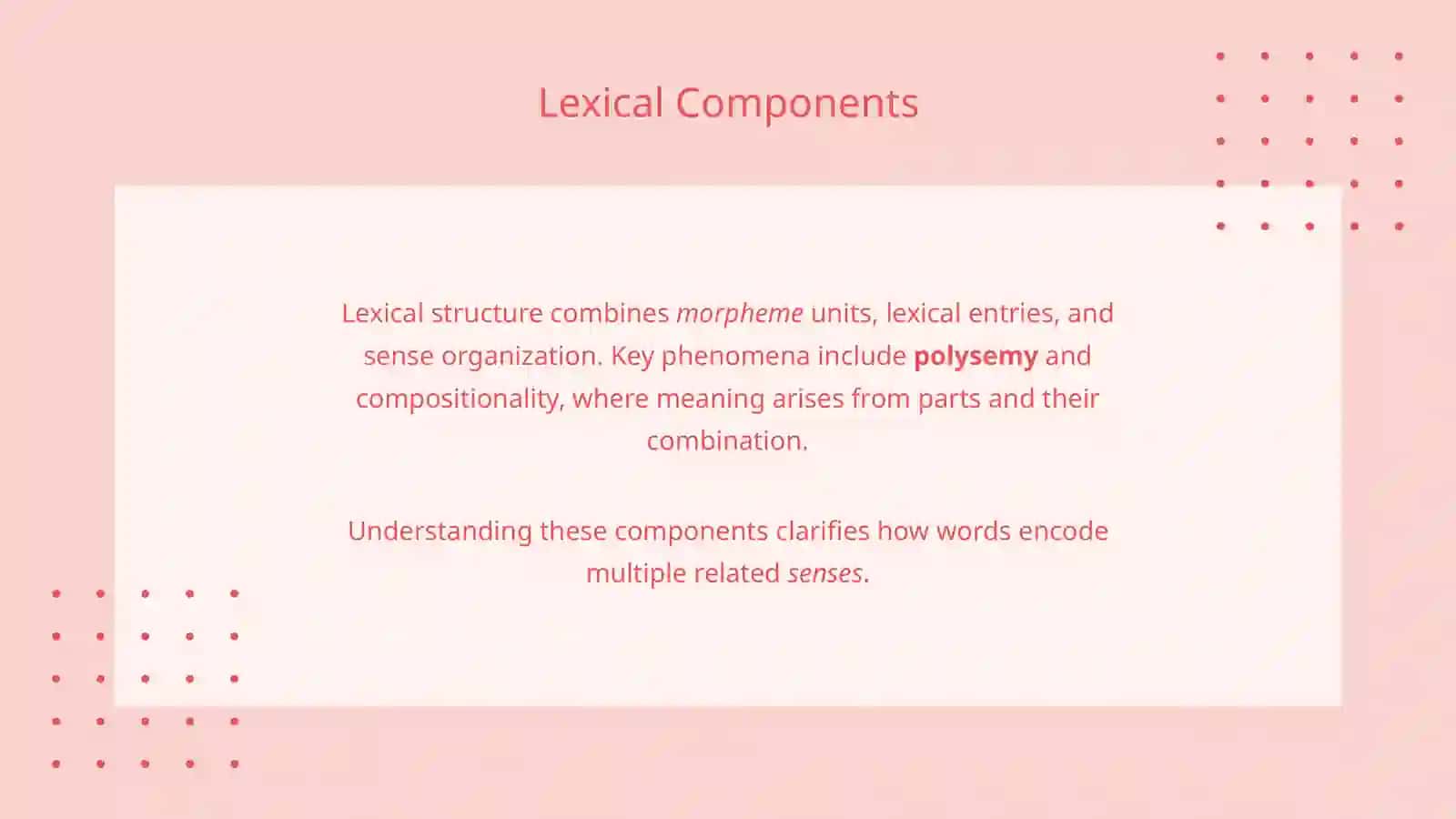 Semantic Structure 4