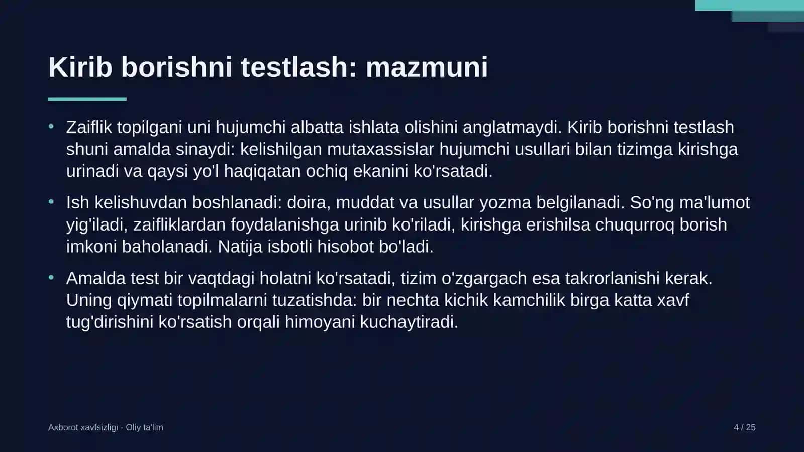 Gaz quvurlari qurilishida kirib borishni testlash 4