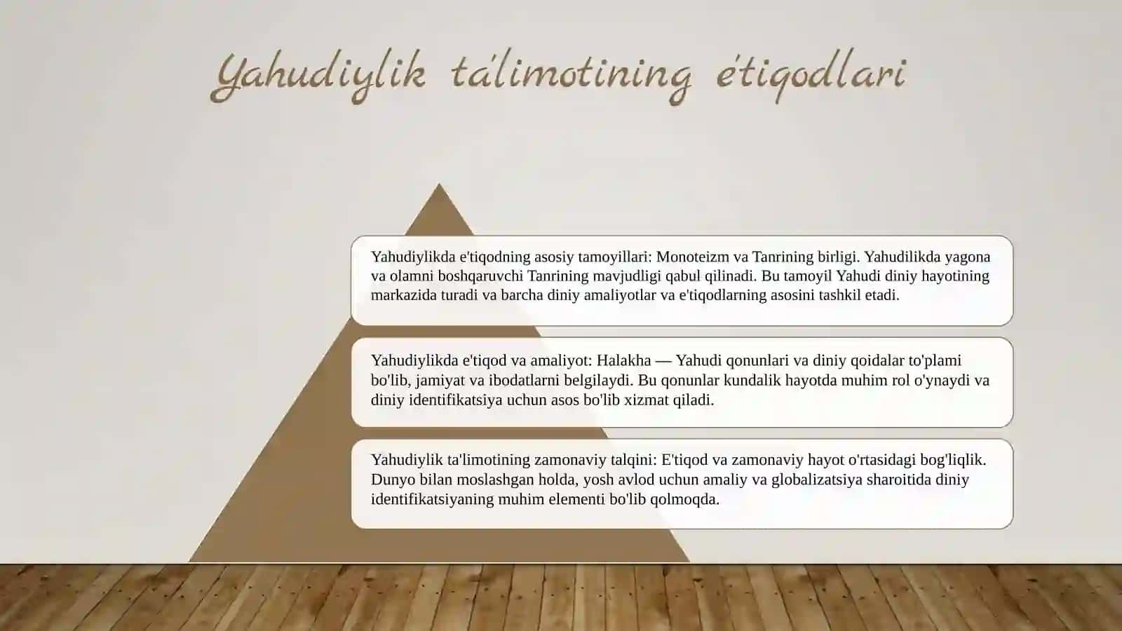 Yahudiylik Ta'limoti, An'ana, Marosimlari 4
