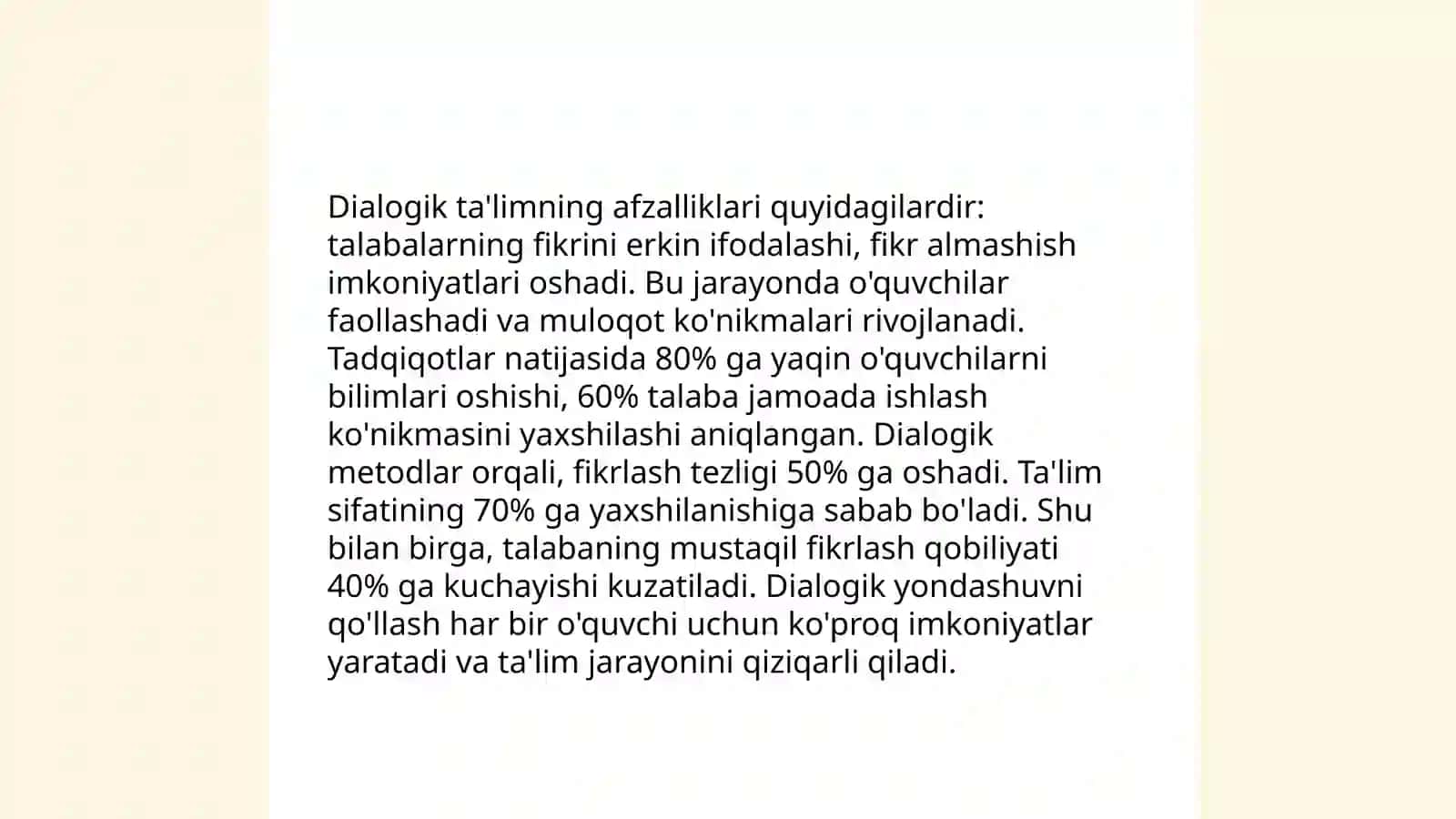 Ta'limda dialogik muloqot 4