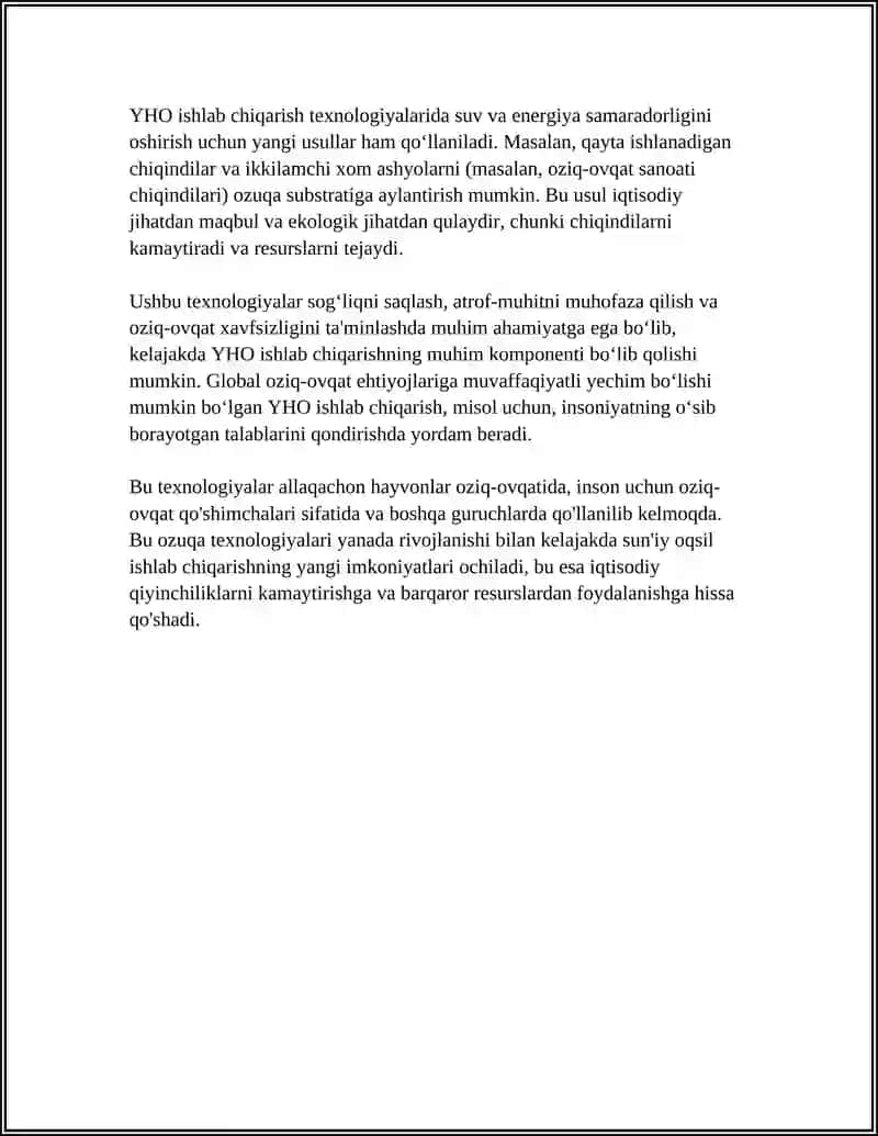 SUNIY OQSIL OZUQA MODDALARINING ISHLAB CHIQARILISHI VA KELGUSIDAGI IMKONYATLARI 4