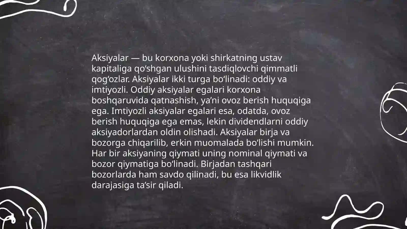 Uzoq muddatli moliyaviy qo'yilmalar tarkibi 4