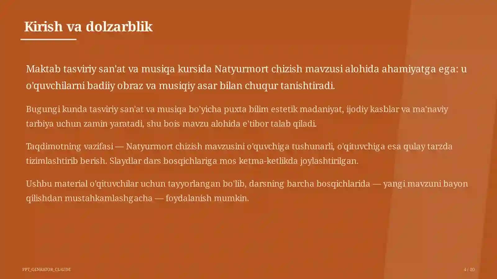 Natyurmort chizish (2-sinf) 4
