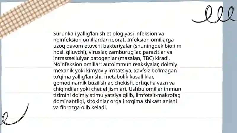 Surunkali yaliglanish 4