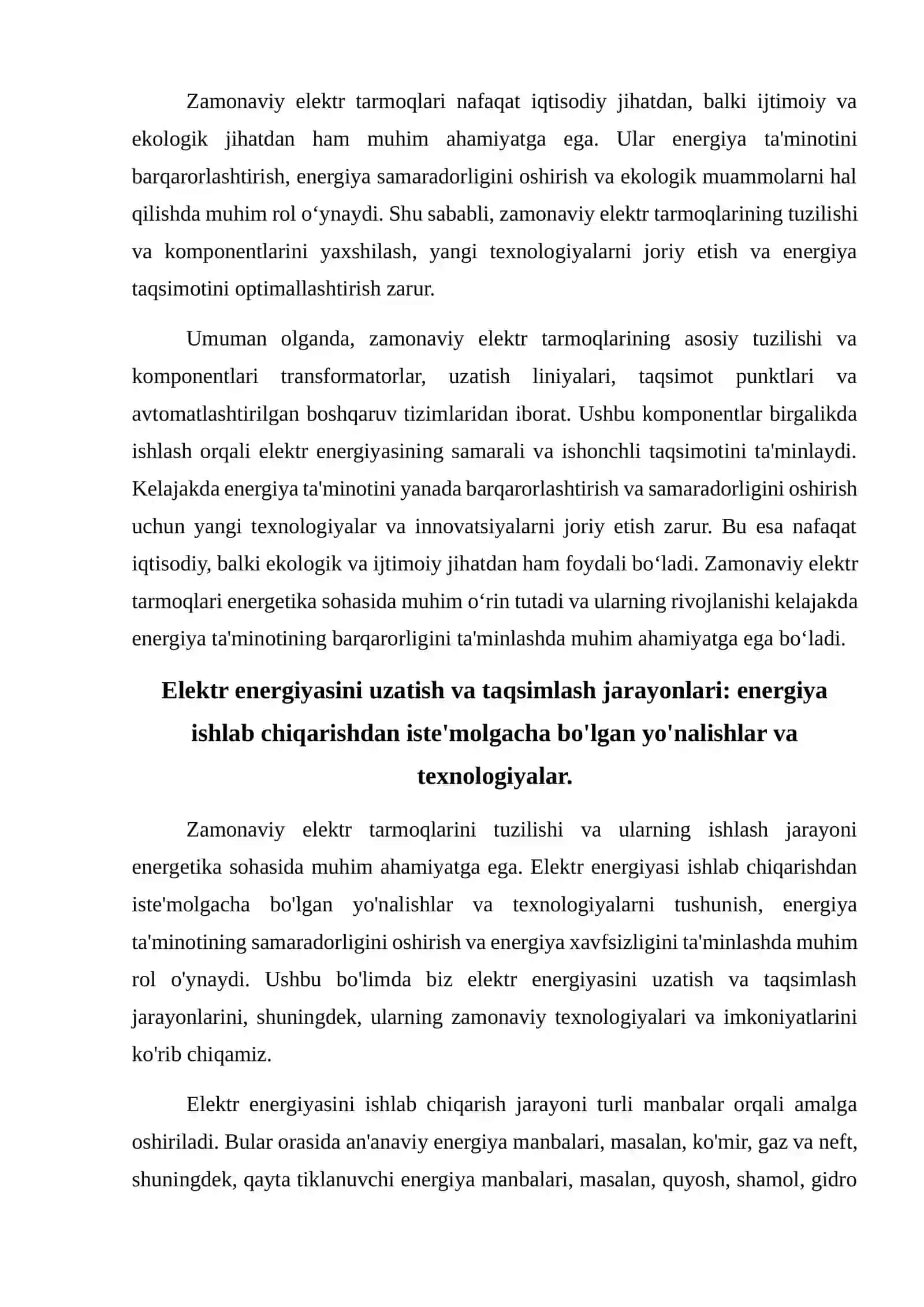 Zamonaviy elektr tarmoqlarini tuzilishi 4