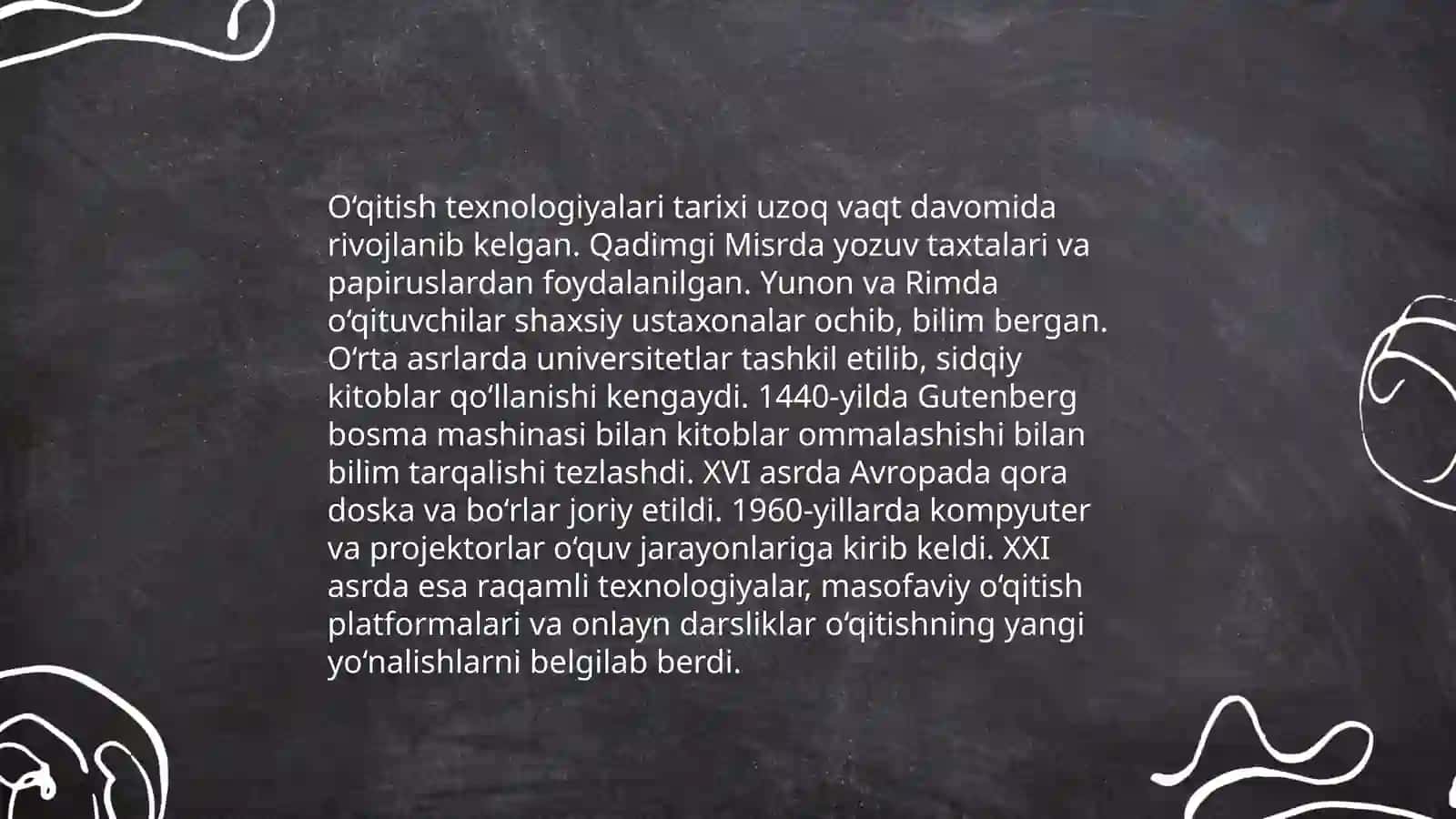 Pedagogik texnologiyalarning yaratilish tarixi 4