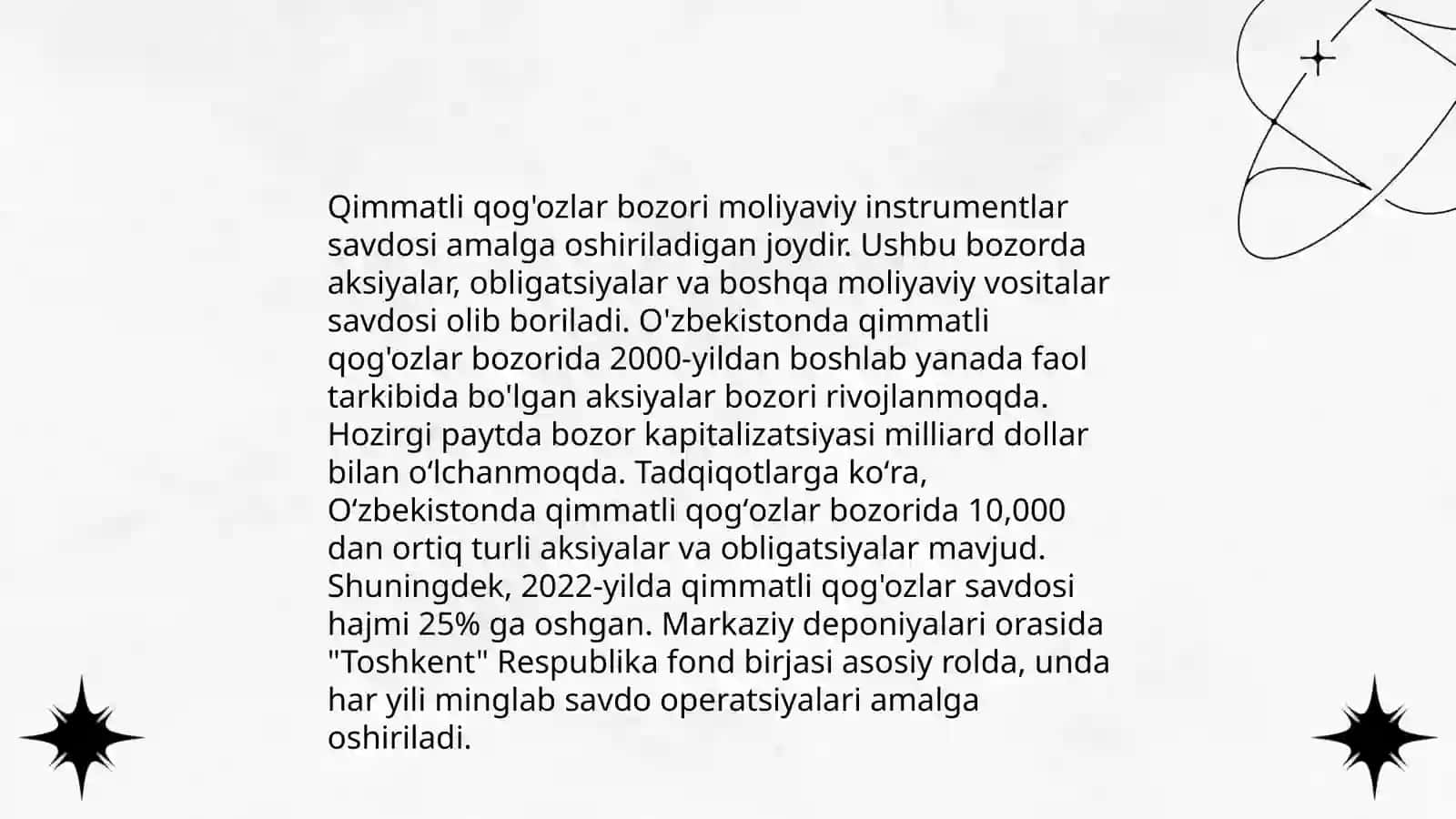 Moliyaviy bozorlar 4