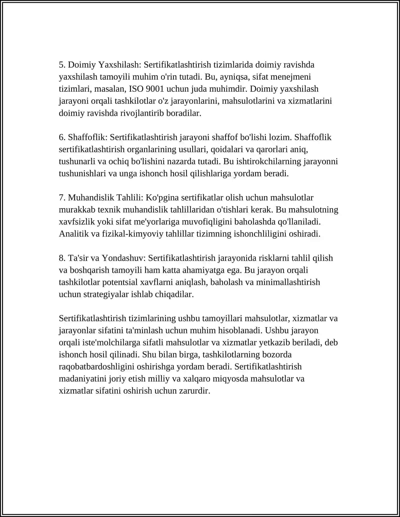 SERTIFIKATLASTIRIW SXEMALARIN ÚYRENIW 4