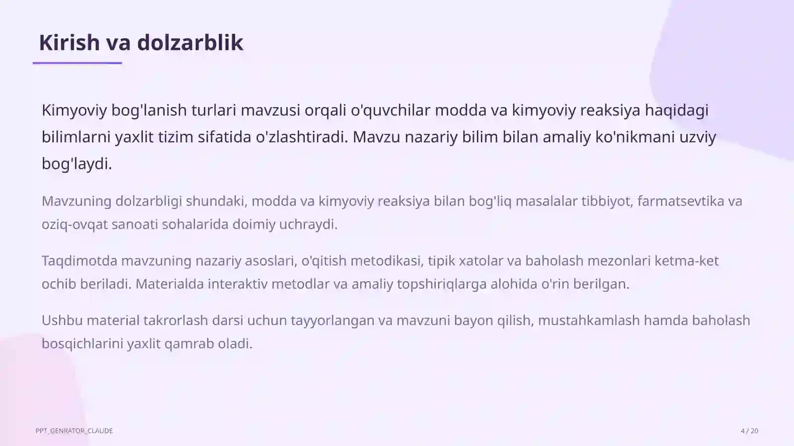 Kimyoviy bog'lanish turlari (8-sinf) 4