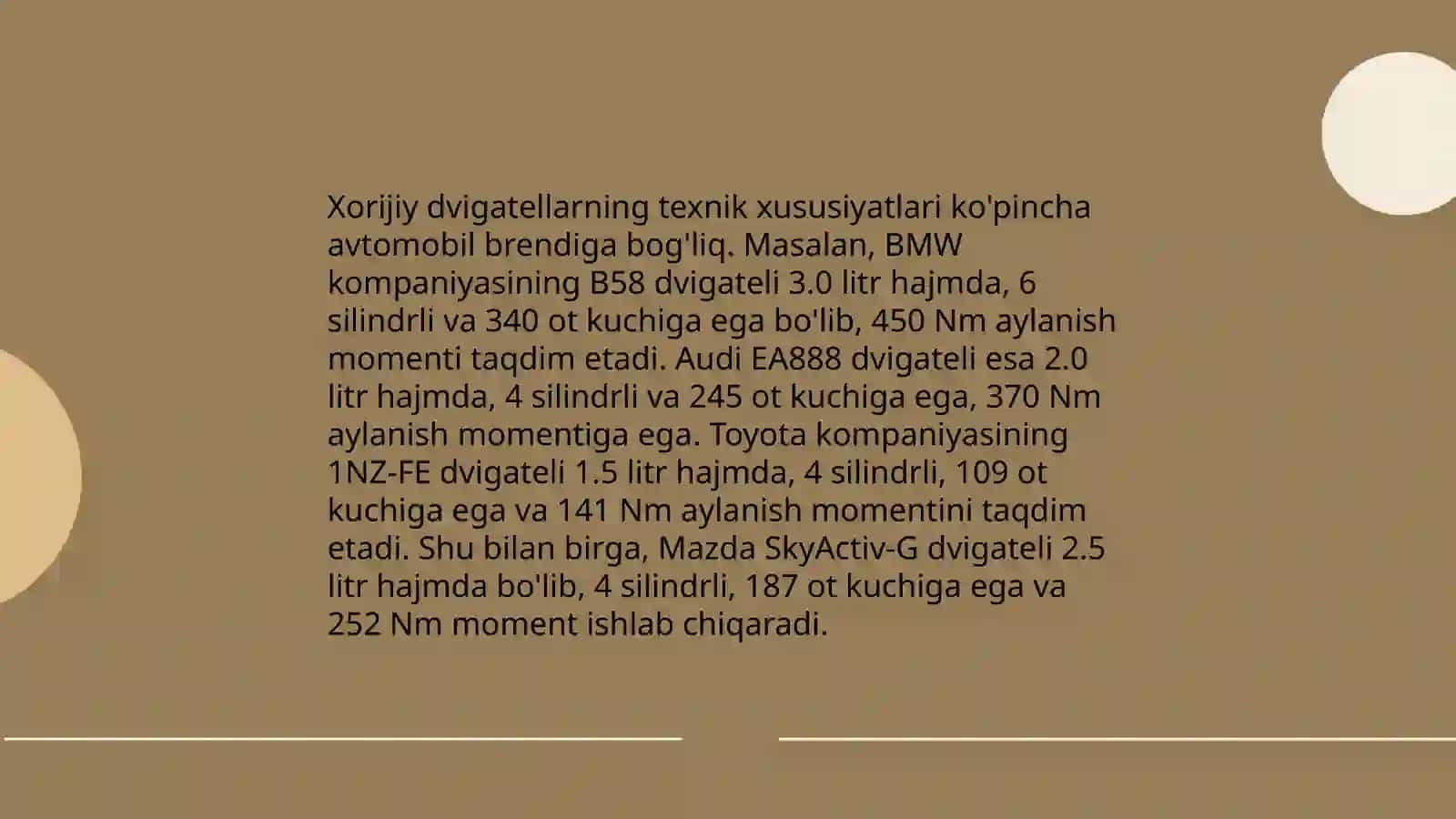 Xorijiy traktorlarining dvigatellari 4