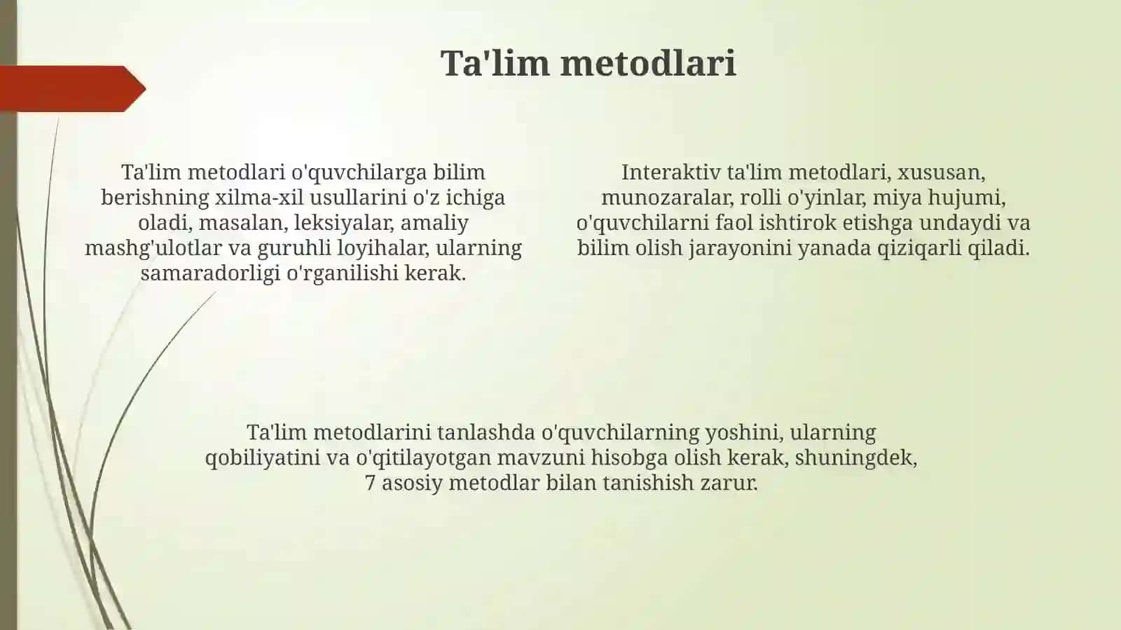 Pedagogik mahoratning tarkibiy qismlari 4