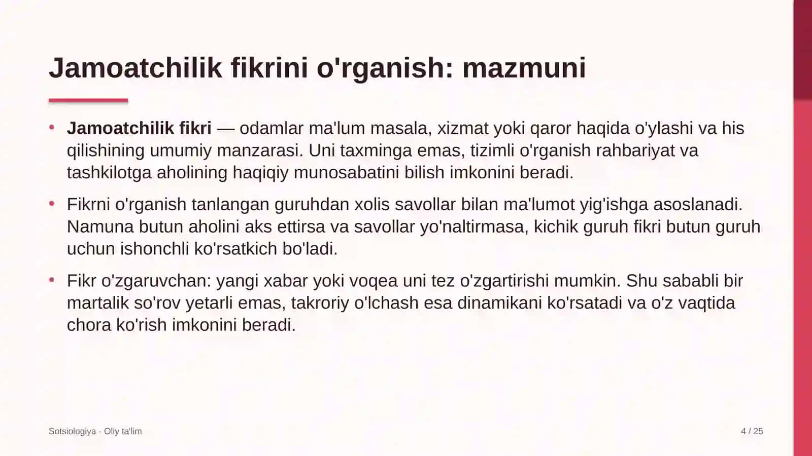 Bolalar turizmida jamoatchilik fikrini o'rganish 4