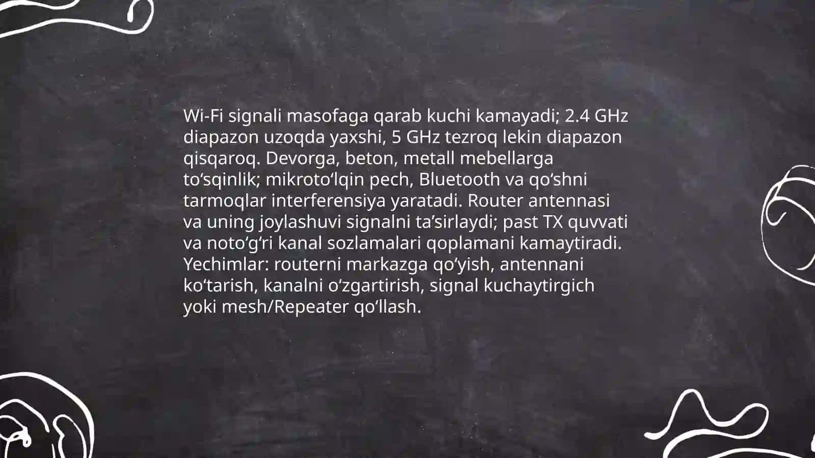 Wifi tarmog'ining ishlamasligi 4