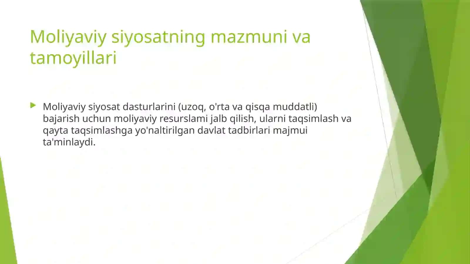 Moliyaviy siyosat 4