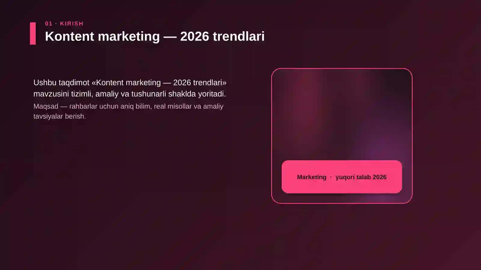 Kontent marketing — 2026 trendlari 4