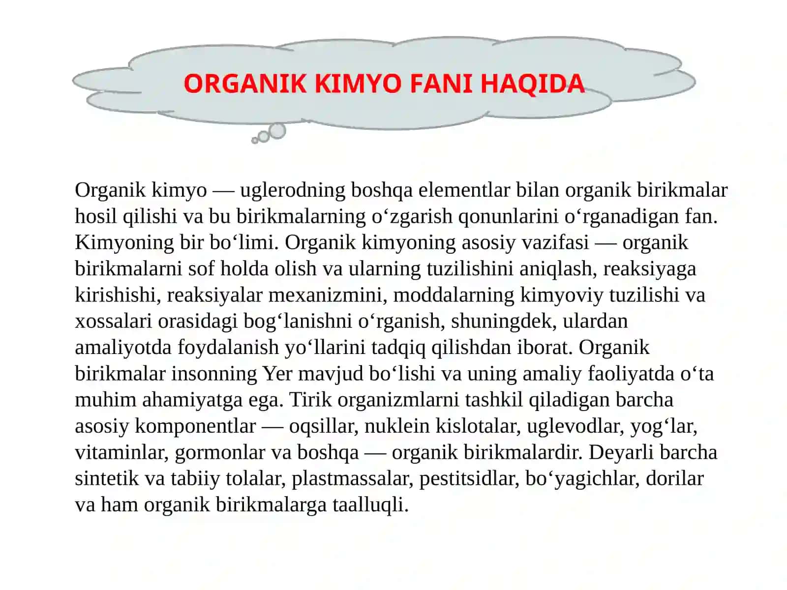 Organik kimyo tarixi 4