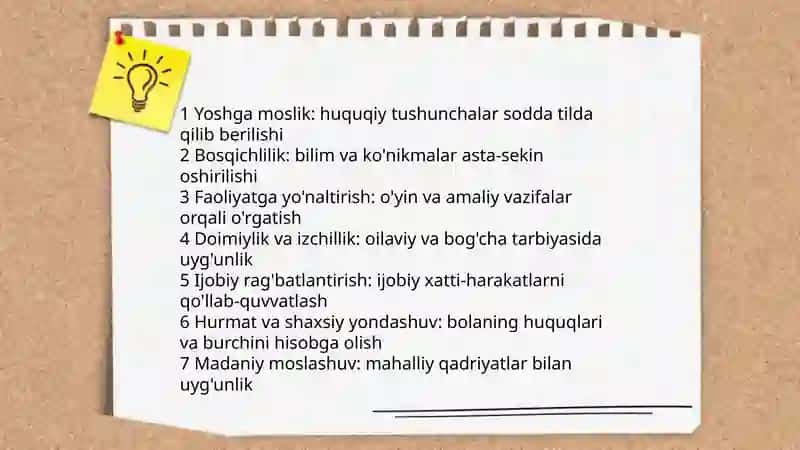 Maktabgacha yoshdagi bolalarning huquqiy taʼlimi 4