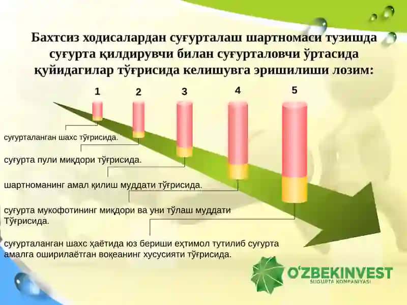 Baxtsiz xodisalardan sug'urtalash. 4