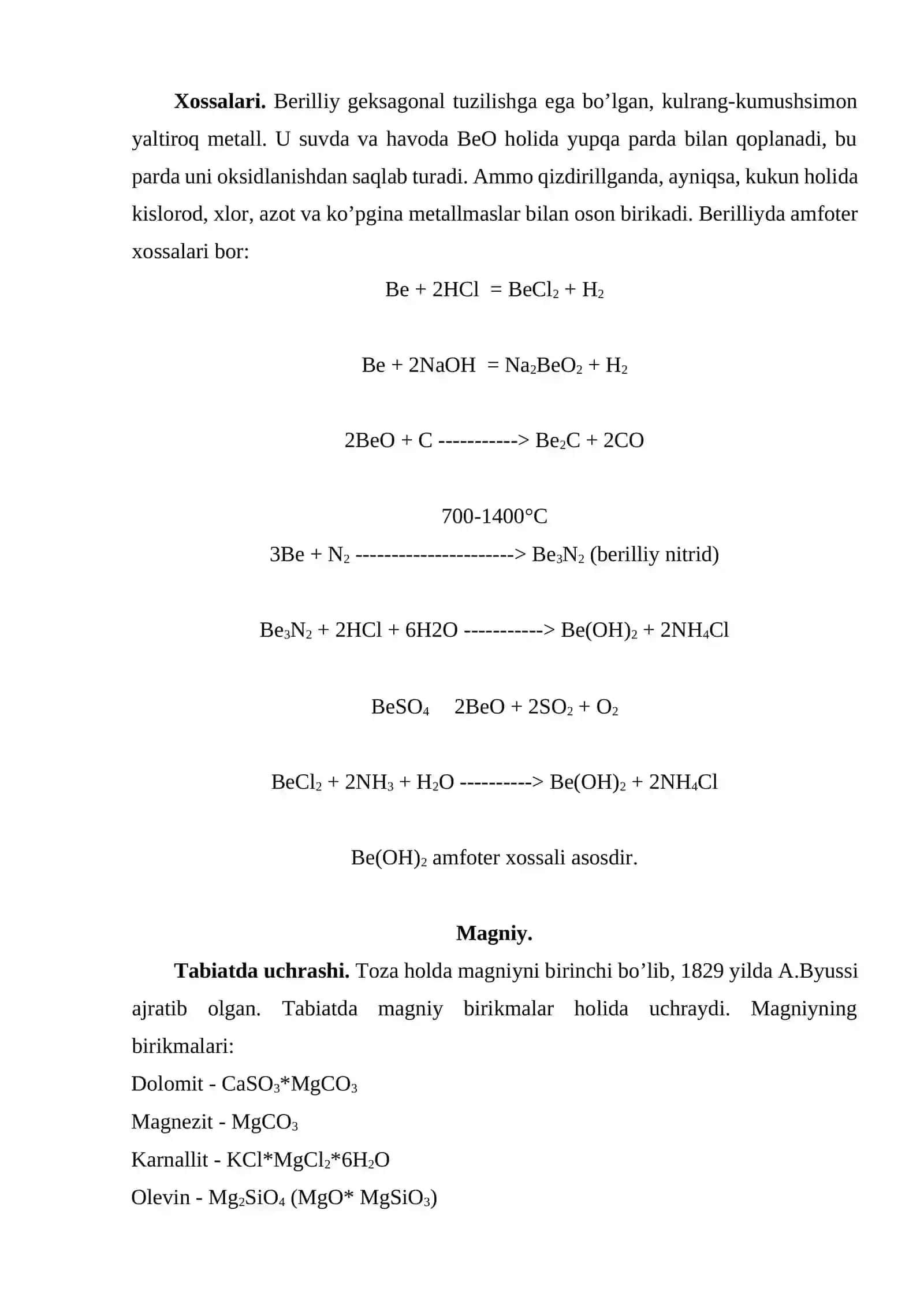 II – gurux bosh guruxchasi elеmеntlari 4