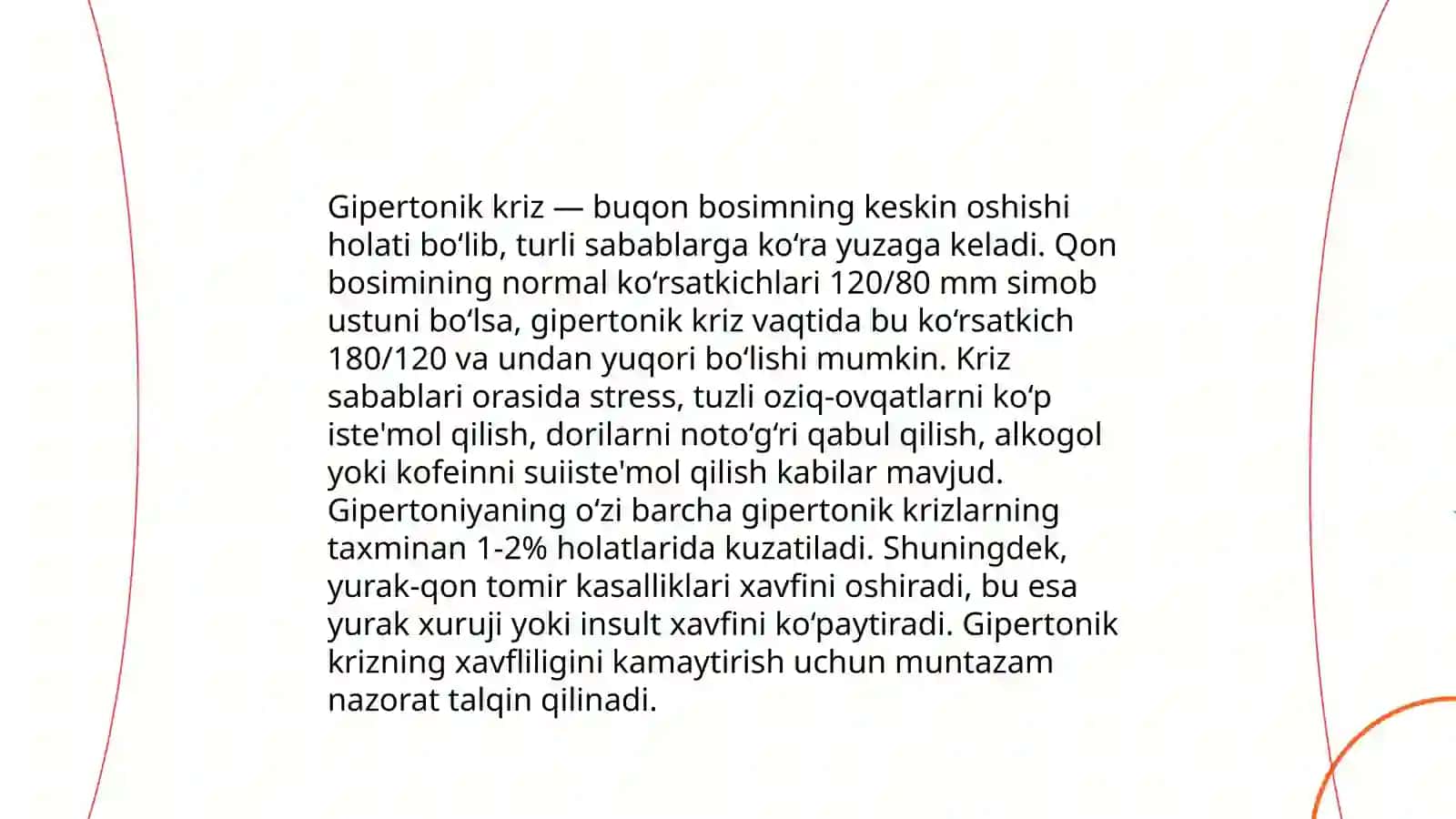 Gipertonik krizda birinchi tibbiy yordam 4