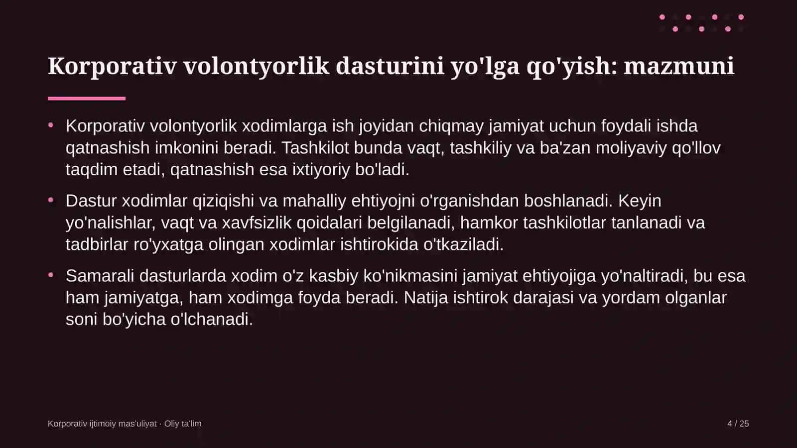 frilans platformalarida korporativ volontyorlik dasturini yo'lga qo'yish 9167 4