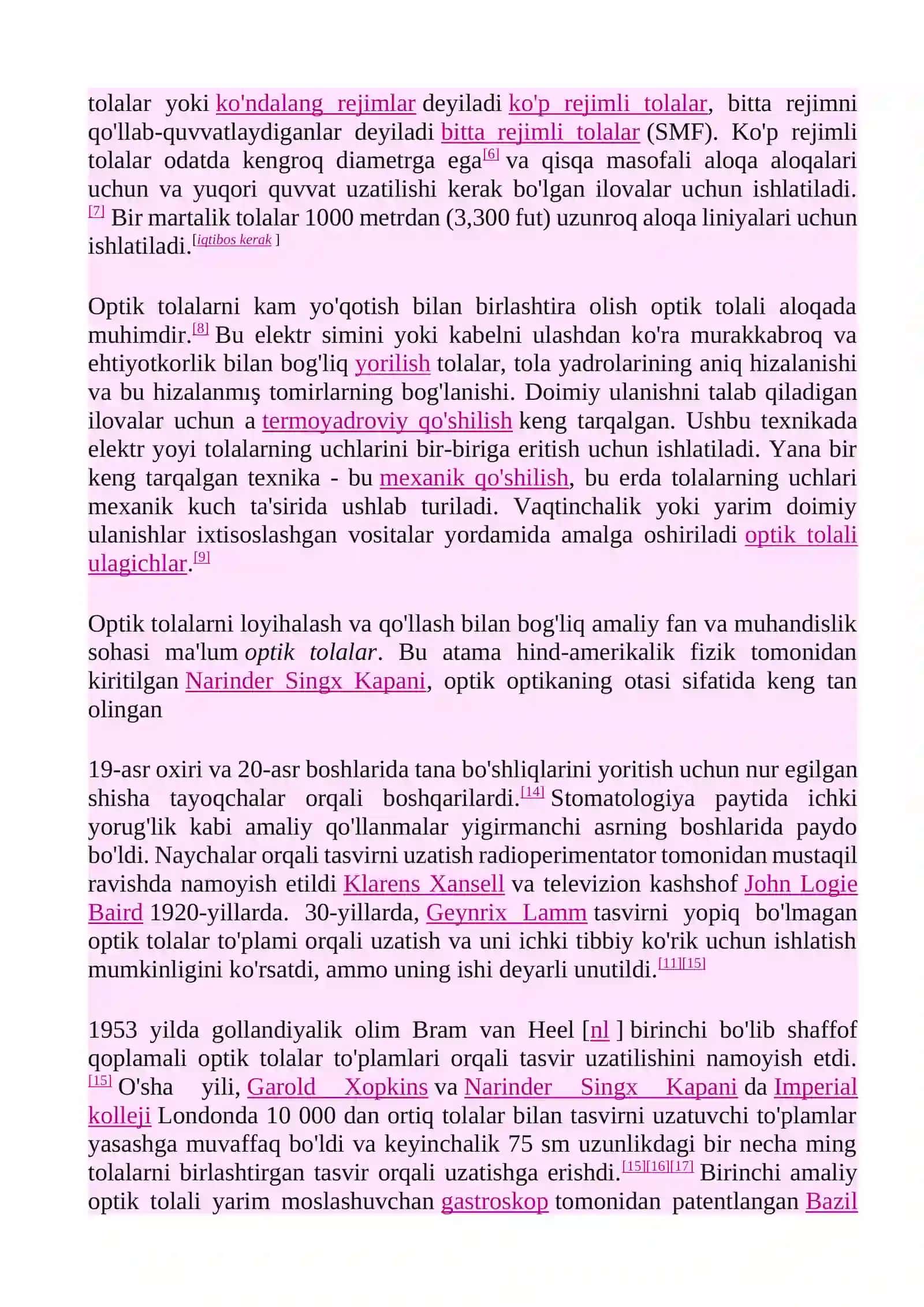 optik tolaning tibbiyotda qo'llanilishi 4