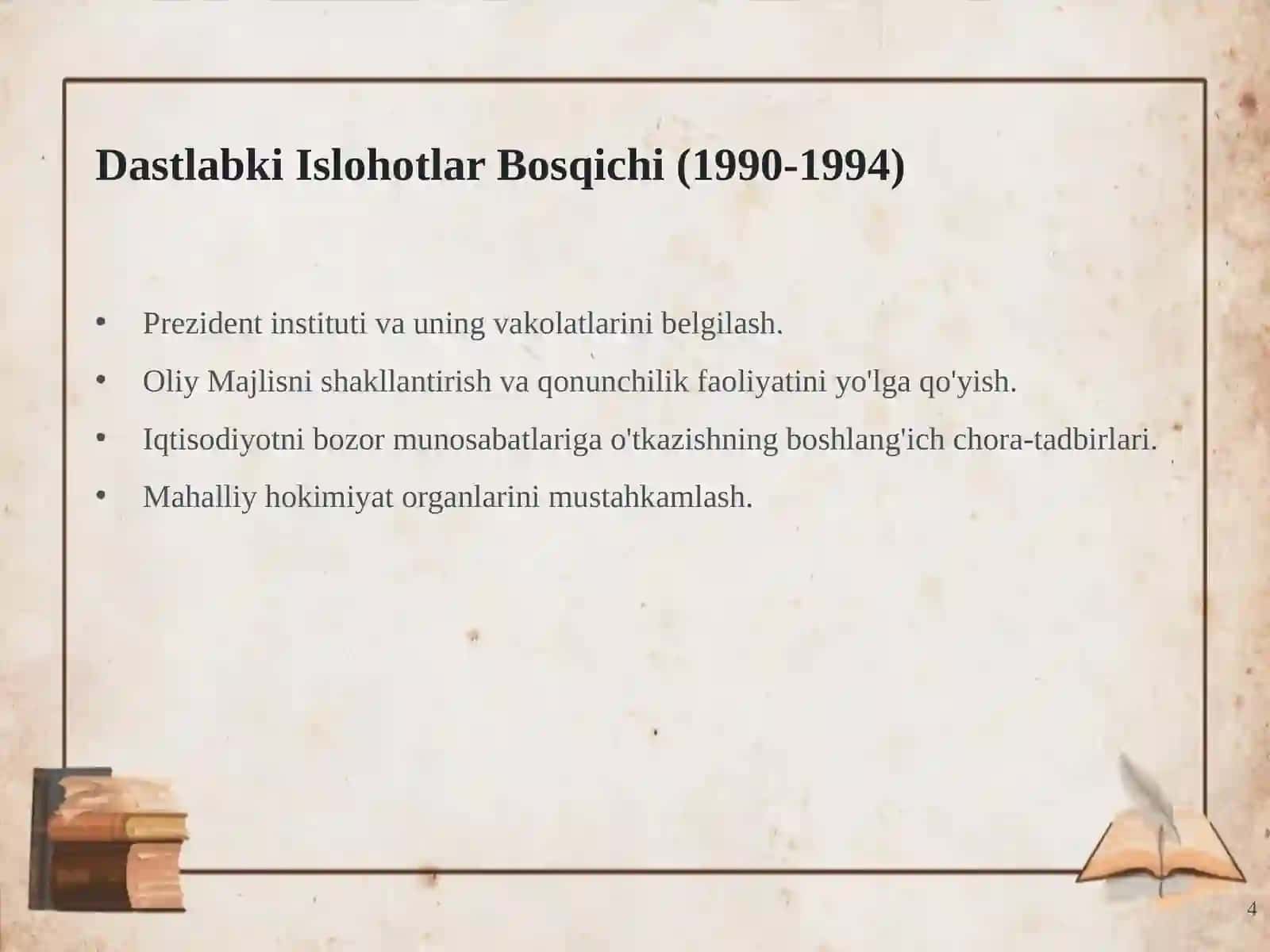 Taqdimning Ma'lumotnomasi 4