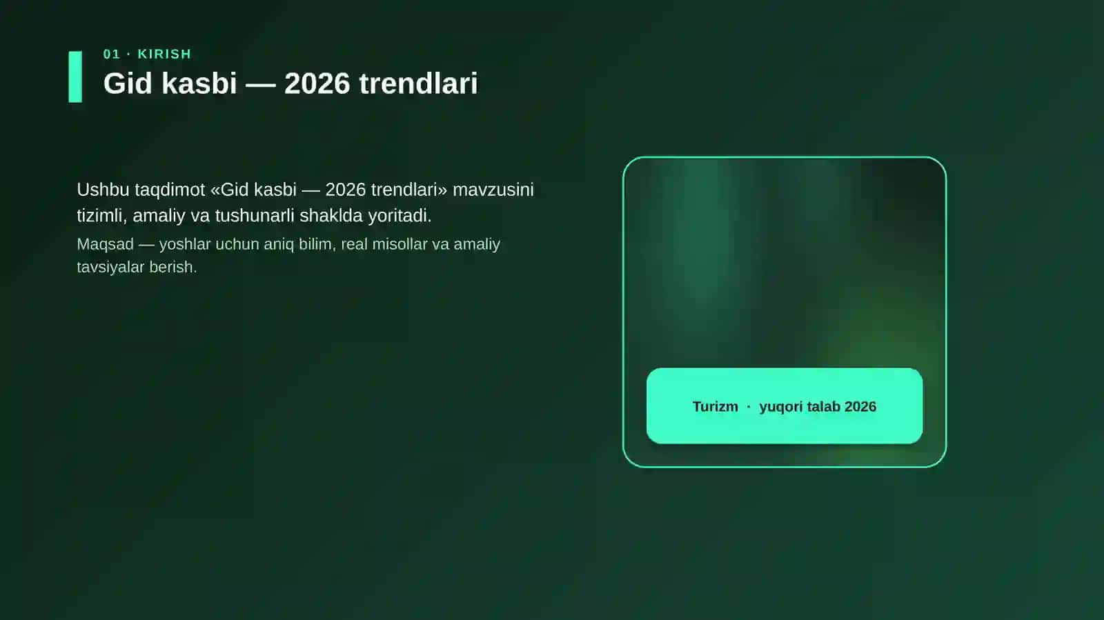 Gid kasbi — 2026 trendlari 4