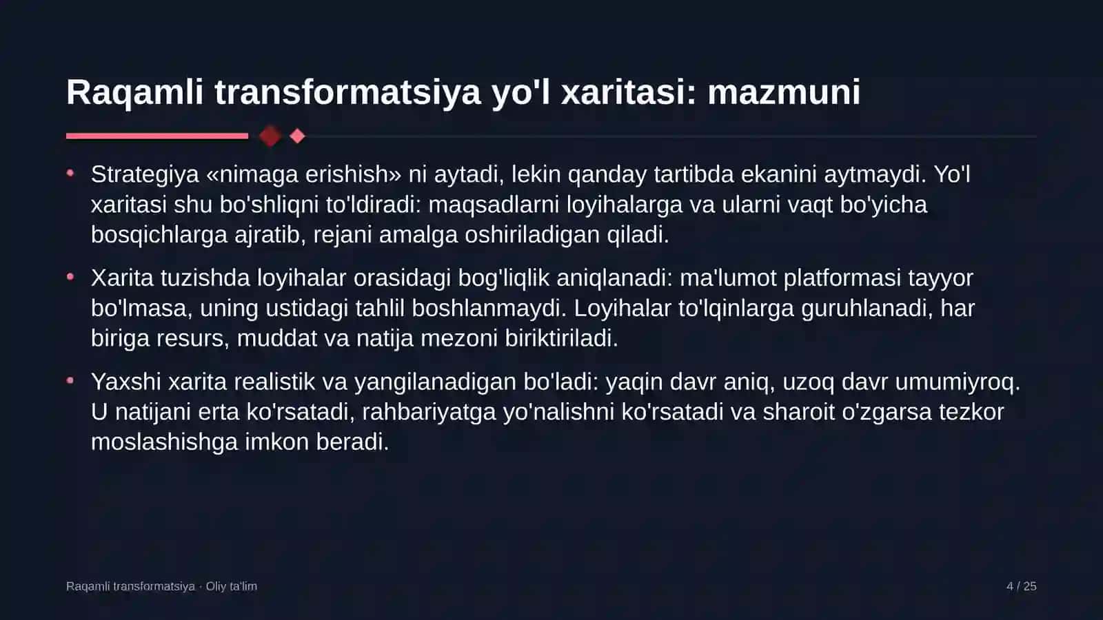 Televideniyeda raqamli transformatsiya yo'l xaritasini tuzish 4