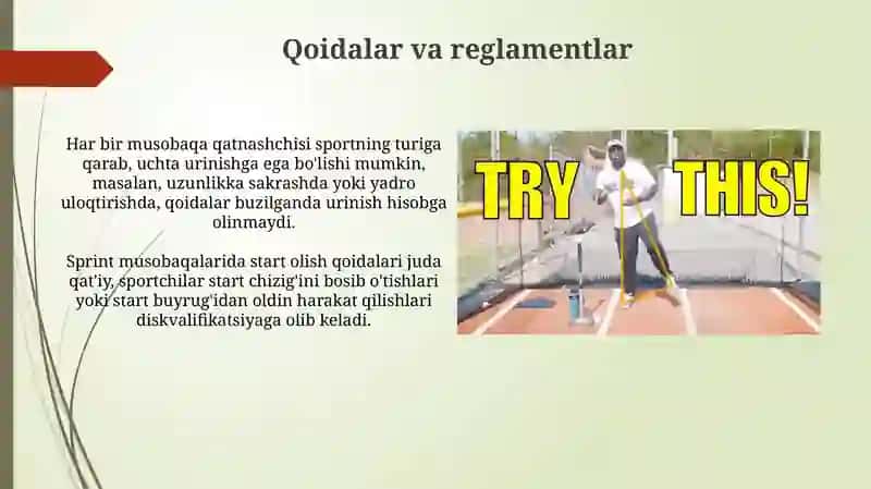 Yengil atletika bilan shugʻillantirish va uni oʻrgatish asoslari 4