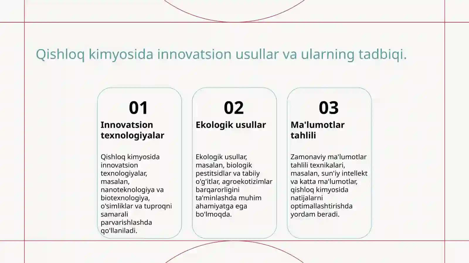 Qishloq kimyosining maqsad va vazifalari 4