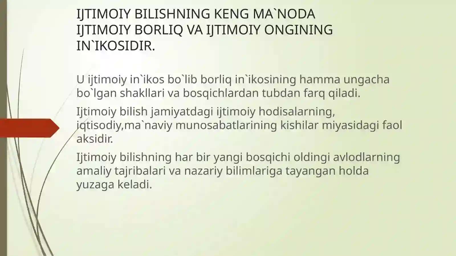 BILISHNING O`ZIGA XOS USULI SIFATIDA TUSHUNISHNING SIFATLI TADQIQOT SIFATI 4