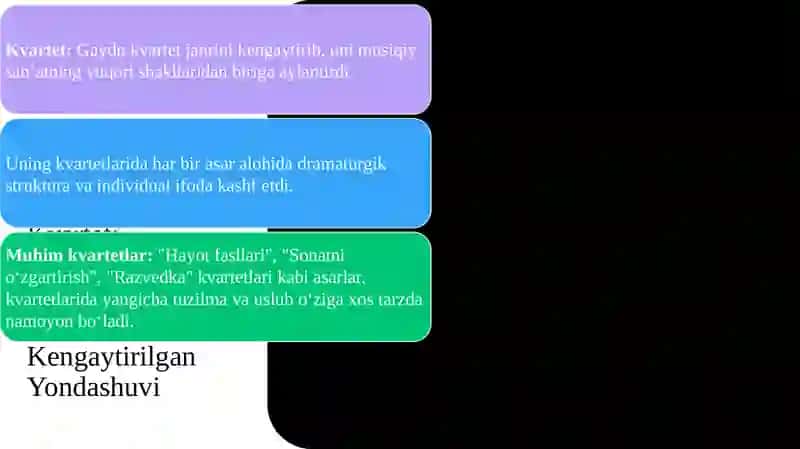 Gaydnning Asosiy Janrlaridagi Yaratgan Ijodi 4