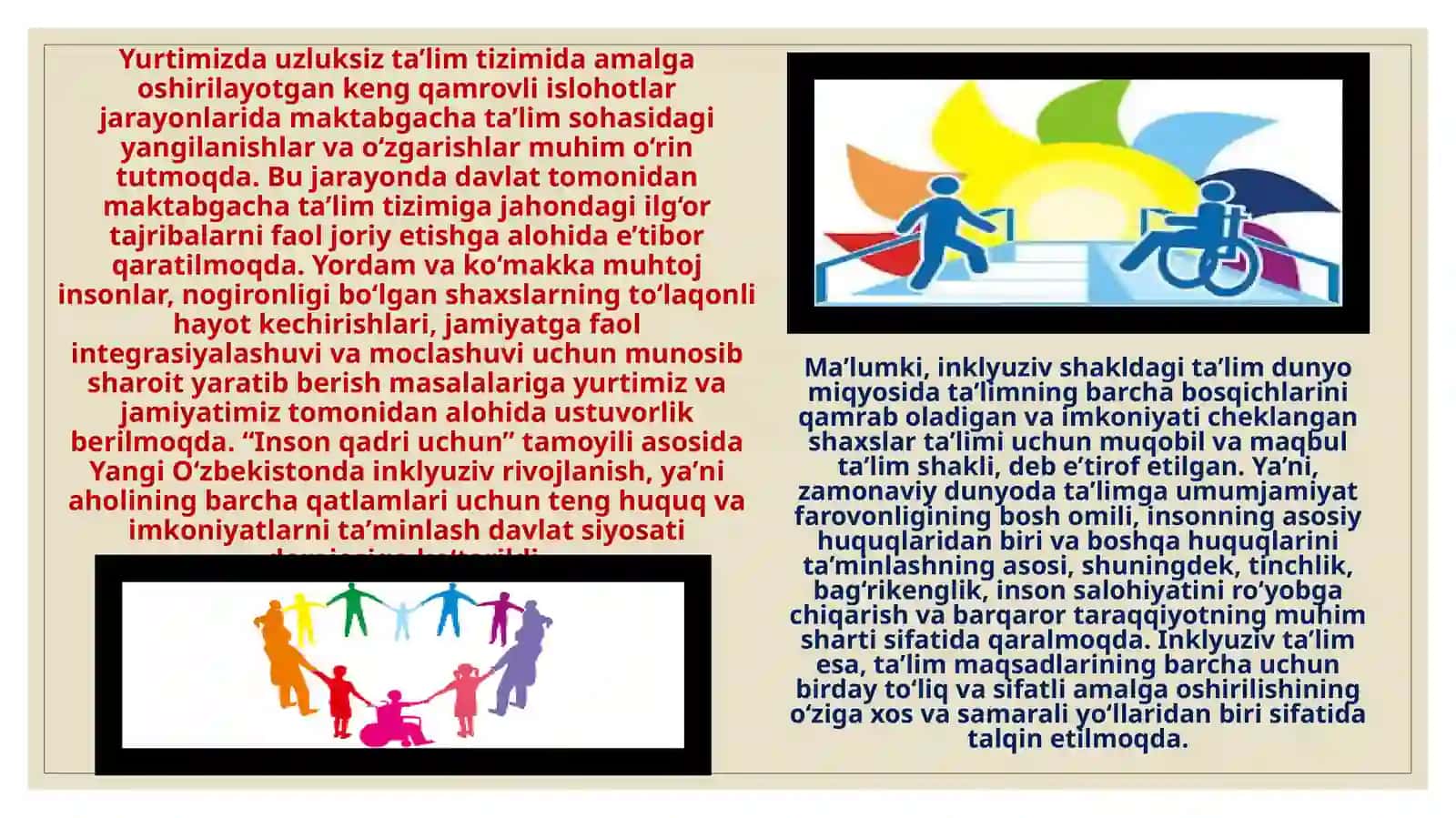 INKLYUZIV TA'LIM
KURSINING MAQSADI
VA VAZIFALARI. 4