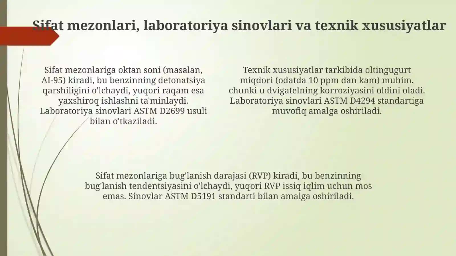 Biznes reja yaratish eng sifatli gaz markasi qanday aniqlanadi 4