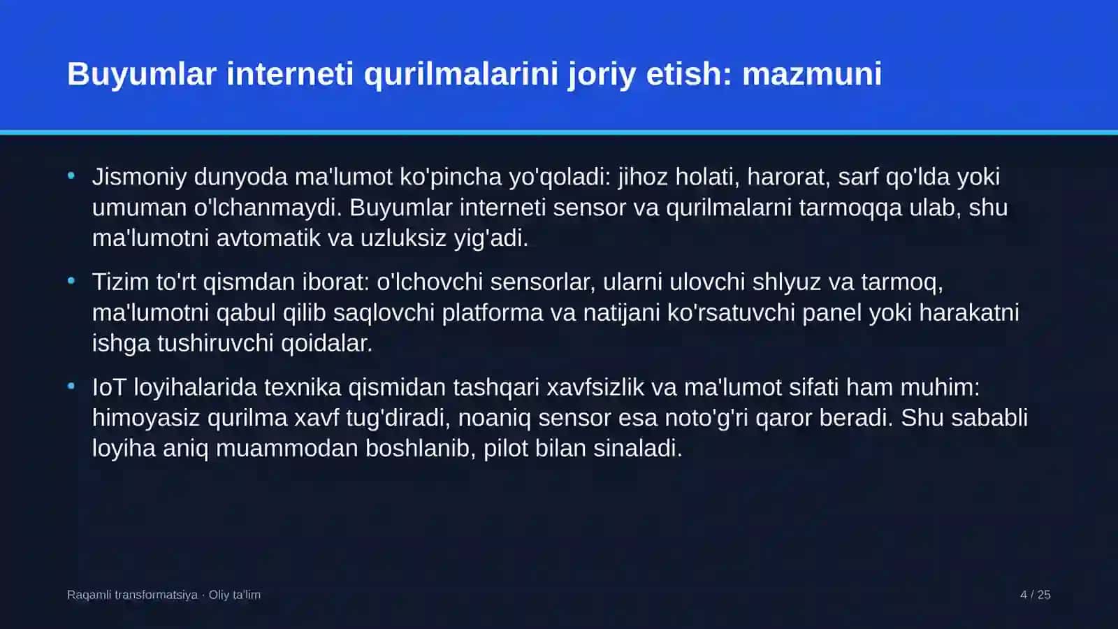 Buyumlar interneti qurilmalarini joriy etish: mohiyati 4