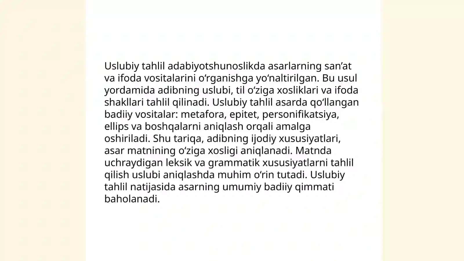 Uslubiyat 4