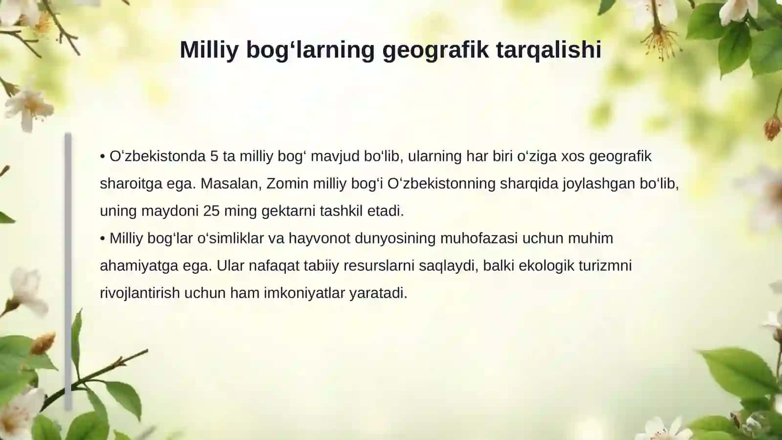 Respublikamizda muhofaza etiladigan tabiiy hududlar qo‘riqxona va milliy bog‘lar florasi 4