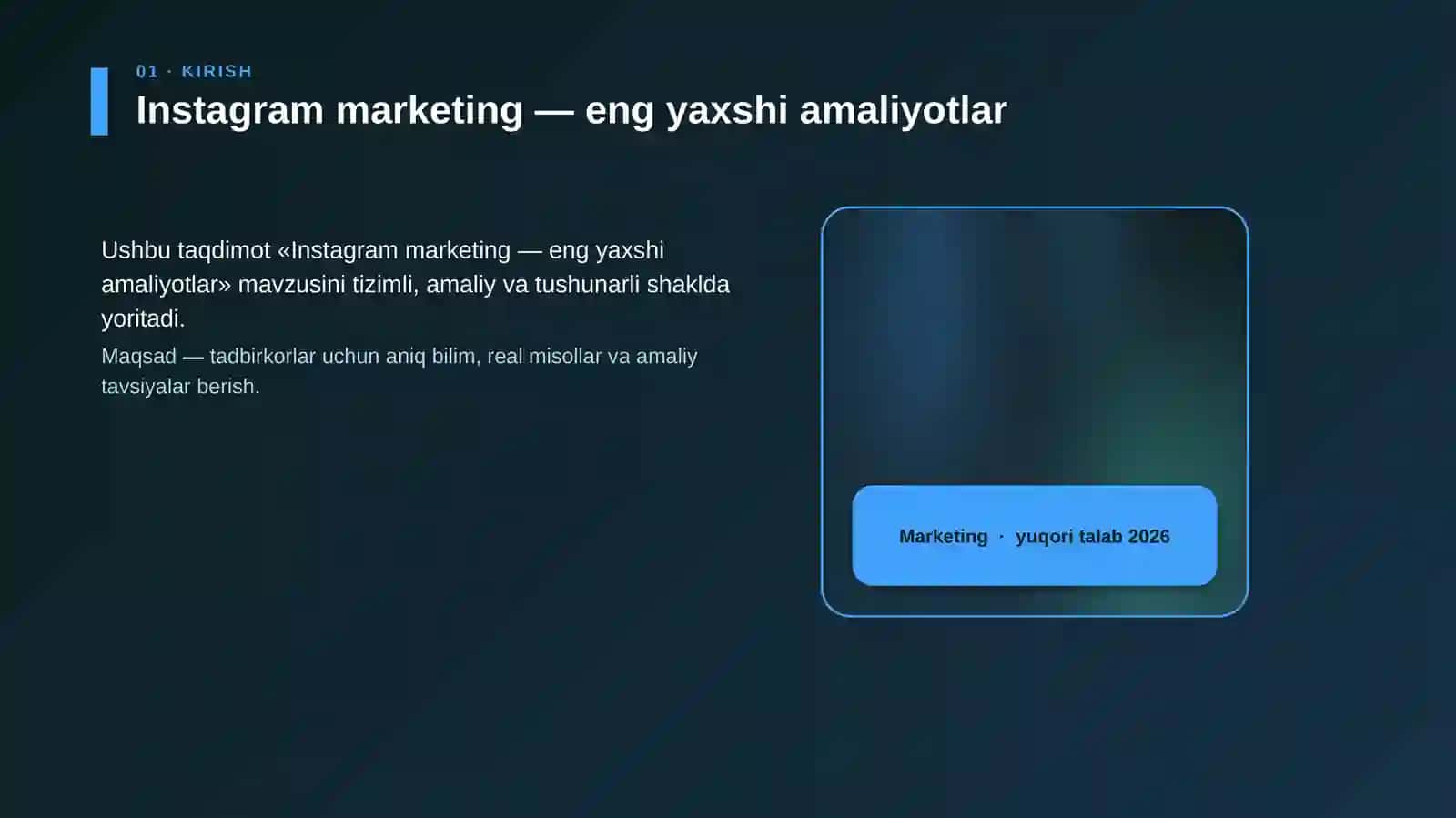 Instagram marketing — eng yaxshi amaliyotlar 4