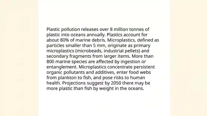 Sea's polution 4