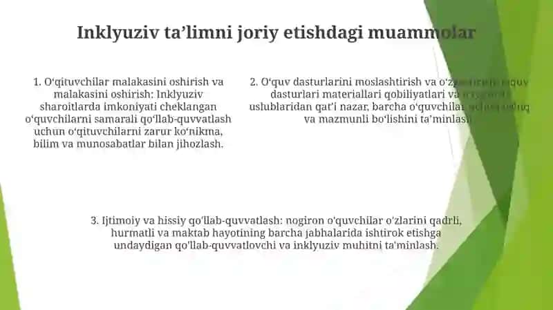 Inklyuziv Ta'limni Amalga Oshirish Jarayoni Alohida Yordamga Muhtoj Bolalarning Shaxsini Rivojlantirishning Xususiyatlari 4