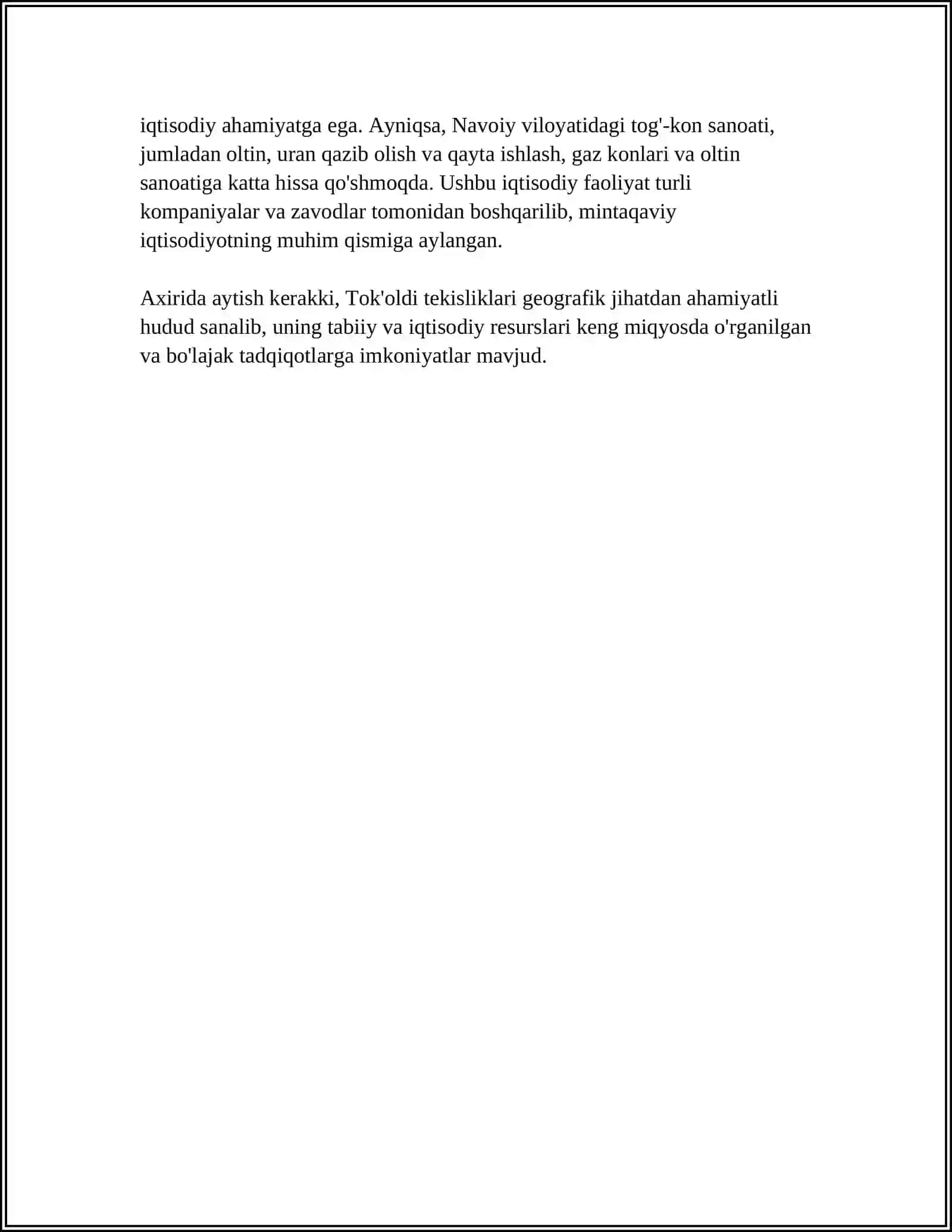 TOG'OLDI TEKISLIKLARI LANDSHAFTLARINING SHAKLLANISHI VA GEOGRAFIK TARQALISHI 4