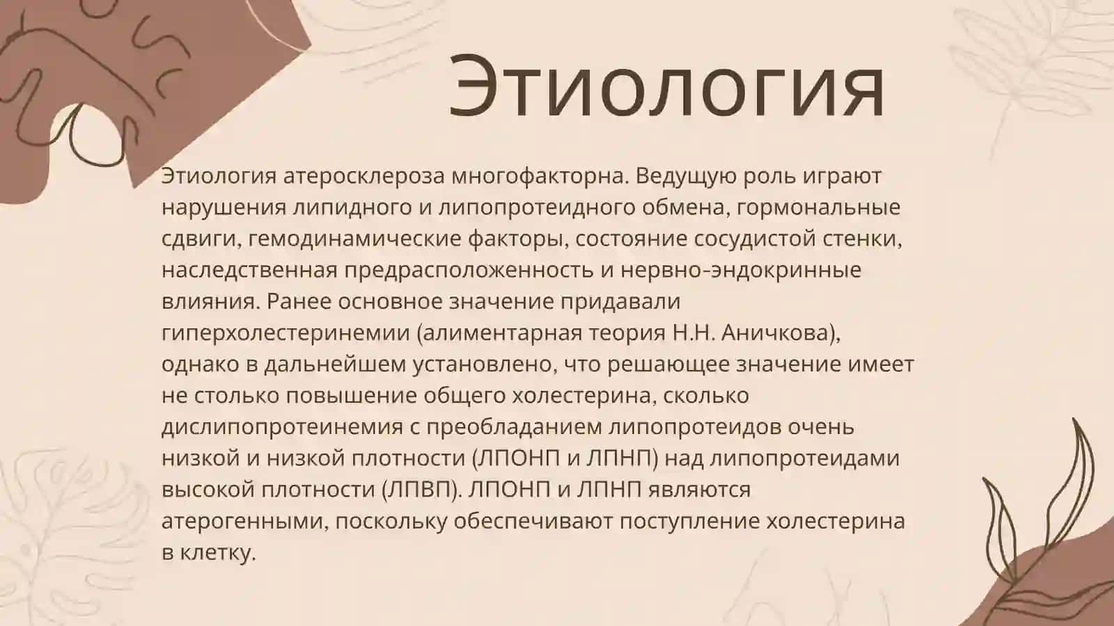 Сердечно-сосудистая патология. Атеросклероз 4