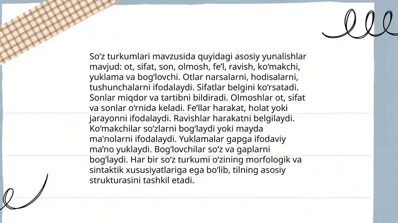 Grammatika haqida umumiy ma'lumot 4