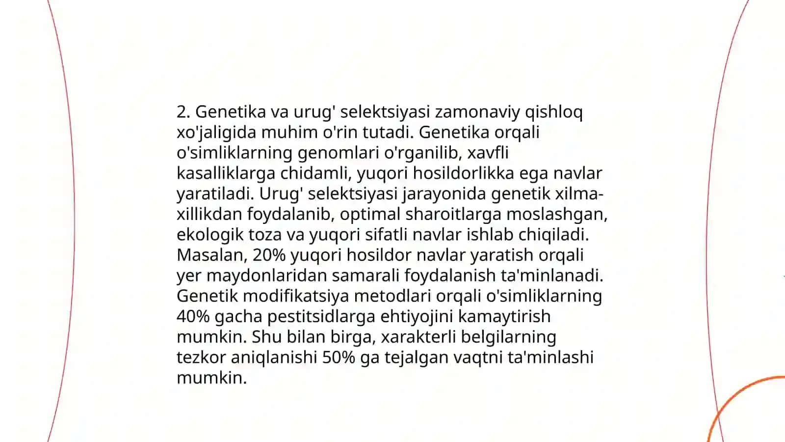 Agrosanoat mahsulotlar xajmini oshirish va sifatini yaxshilash innovatsiyalari 4