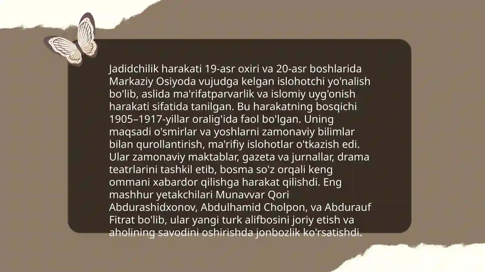 Fayzulla Xõjayev Jadidchilik namoyondasi 4