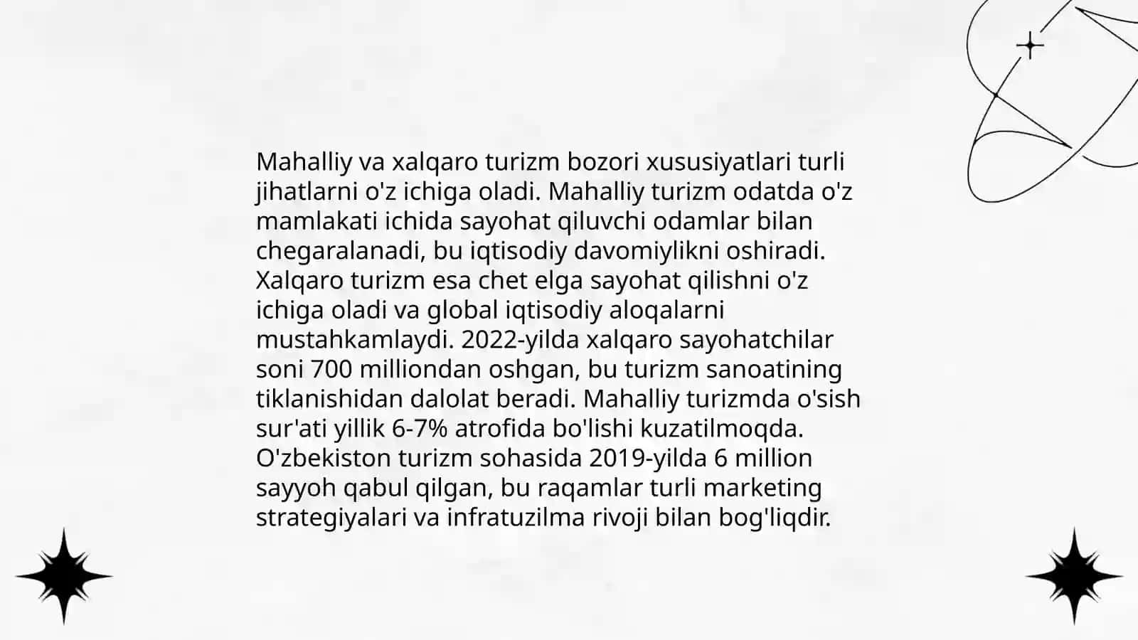 Turizm va mehmonxona xo'jaligida marketing muhiti tahlili 4