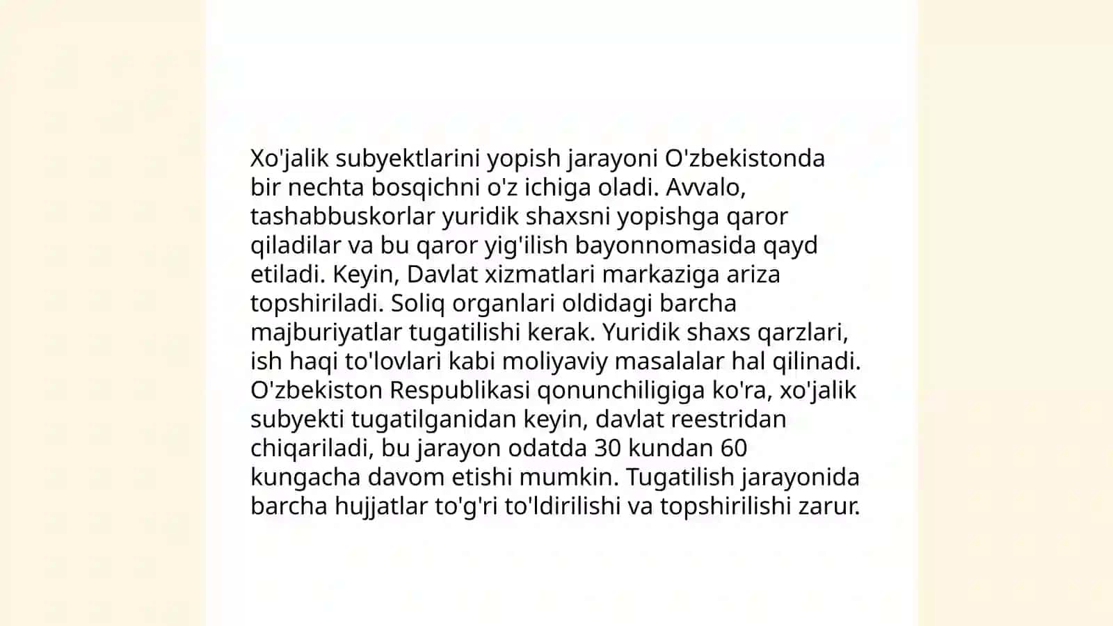 Xo'jalik subyektlarining qayta tuzilishi va yopilish jarayonida bajariladigan auditorlik amallari mazmuni 4